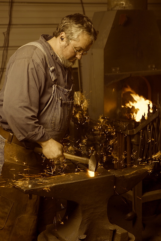 doug-forge Doug Lockhart - Blacksmith